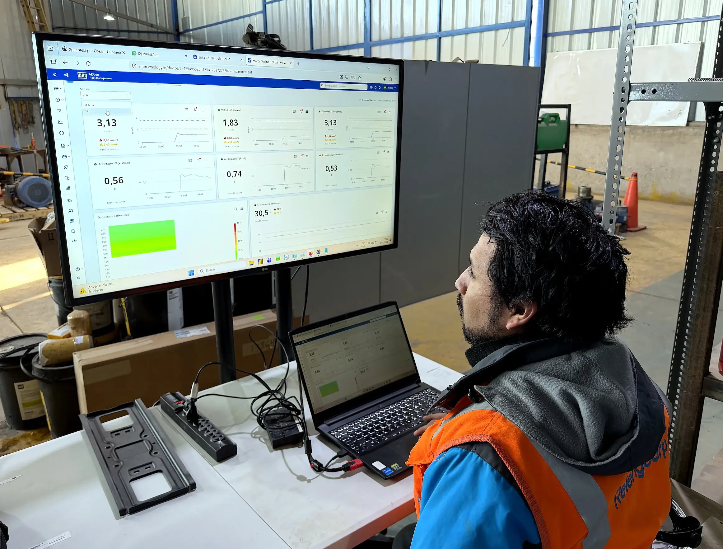 Centro de confiabilidad remota monitoreando activos con inteligencia artificial